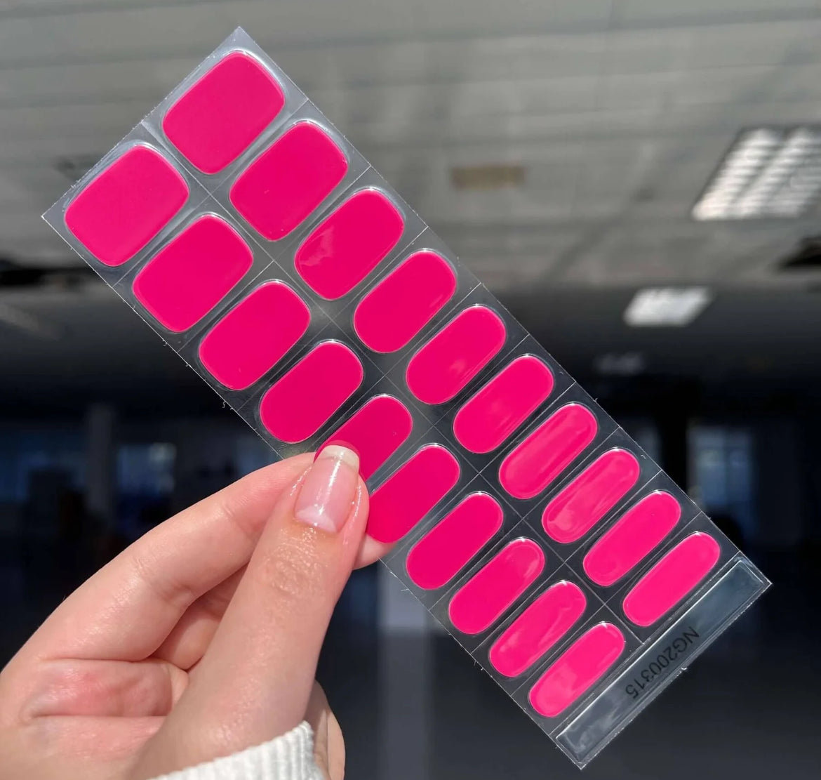 Solid Color Semicured Gels – 20 Pc Gel Nail Strips