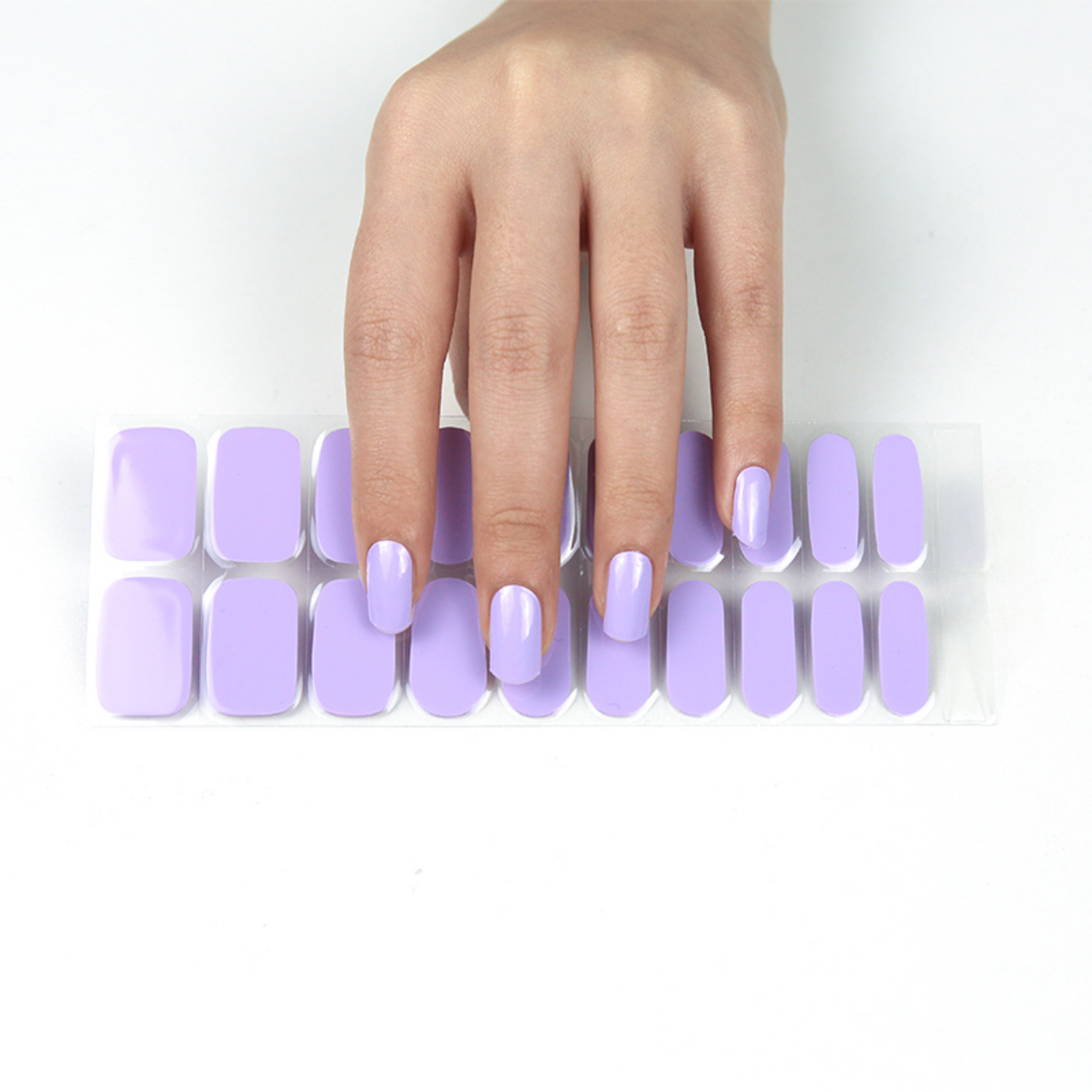 semicured gel nail strips 20 pc