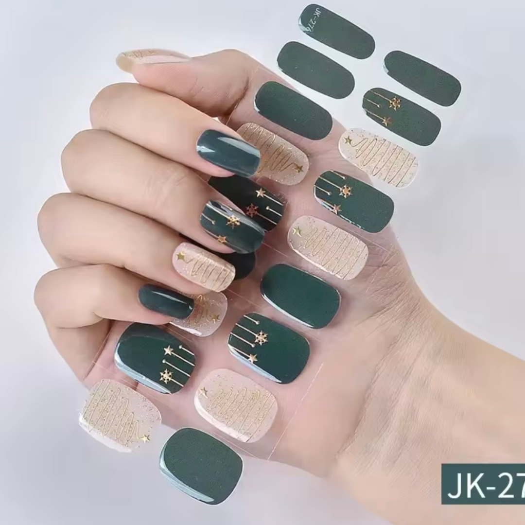 Jk27 Green and gold christmass design 