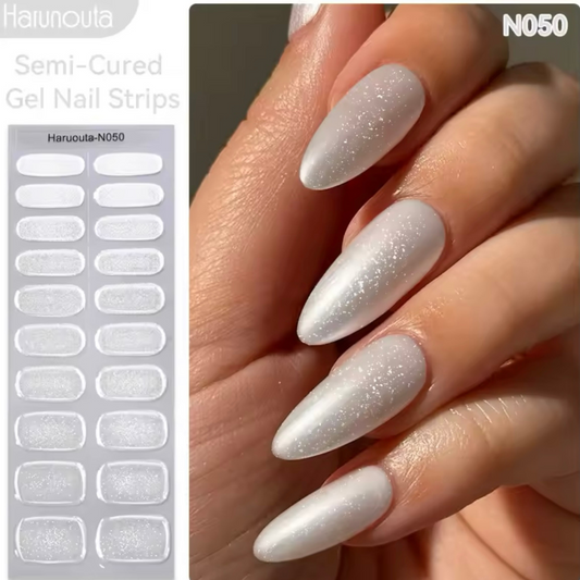 n050 aura glitter semcure gel nail strips  sale 5 stars rating (1,980)