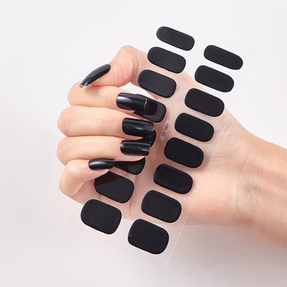 Solid Color Semicured Gels – 20 Pc Gel Nail Strips
